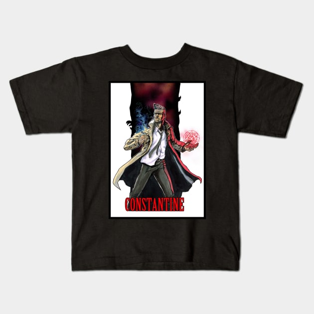 Give em Hell Kids T-Shirt by RenMcKinzie